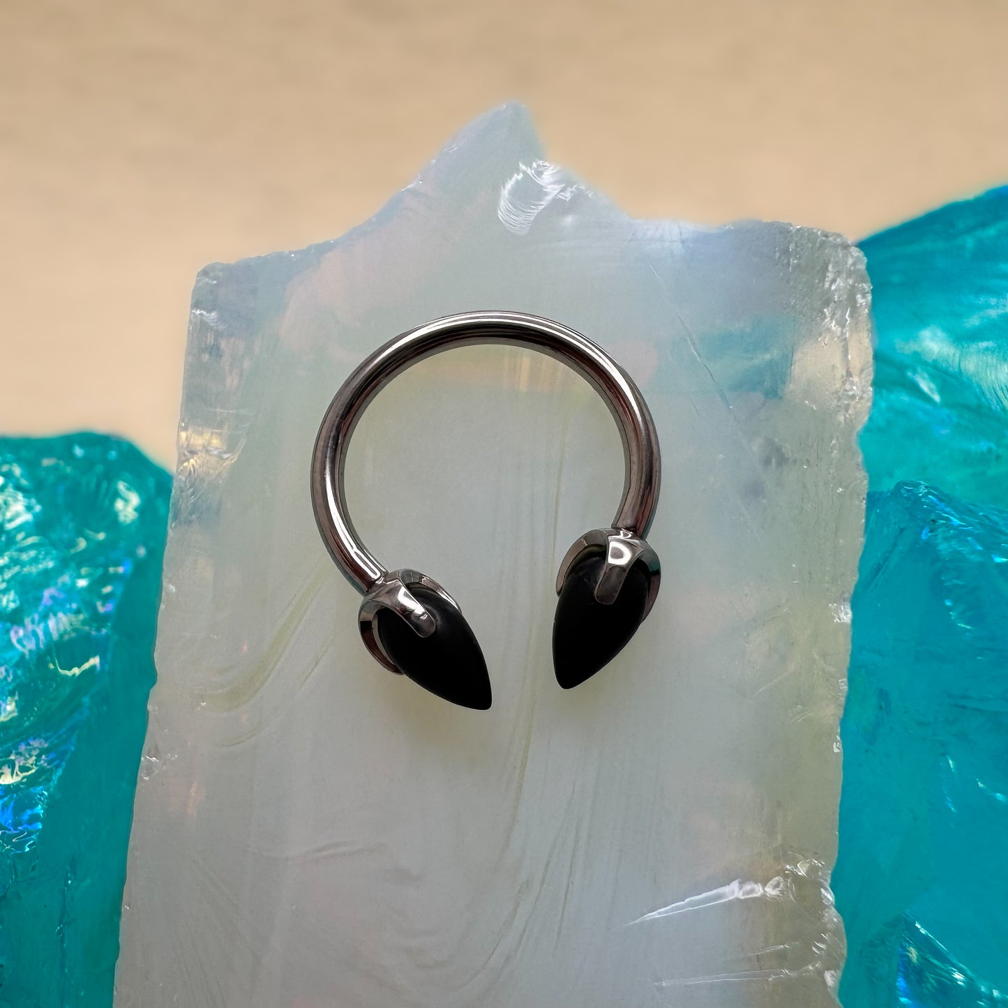 Circular Barbell with Dragon Egg Ends