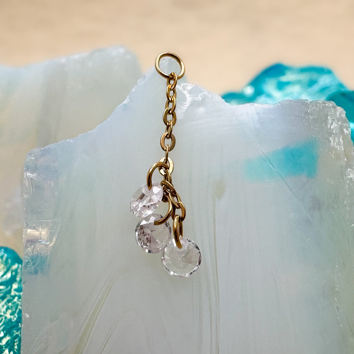 14K Cry Baby Charm