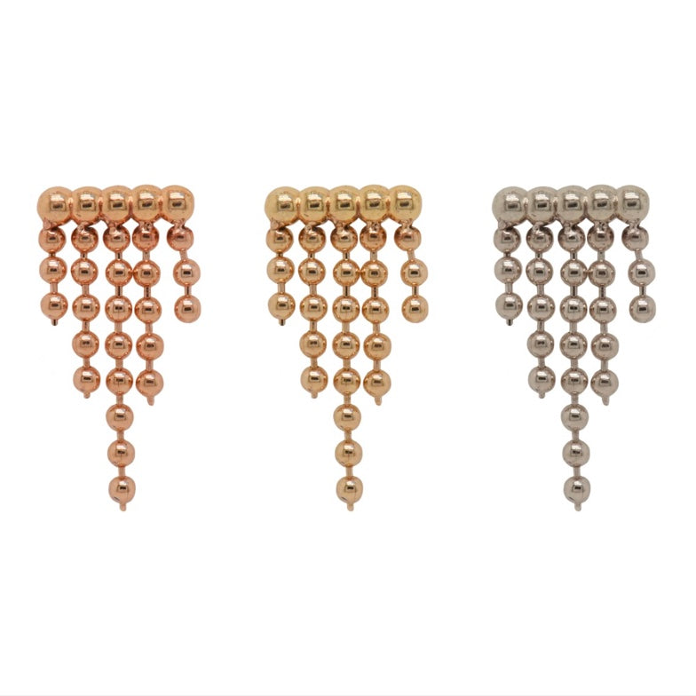 14K Beaded Waterfall