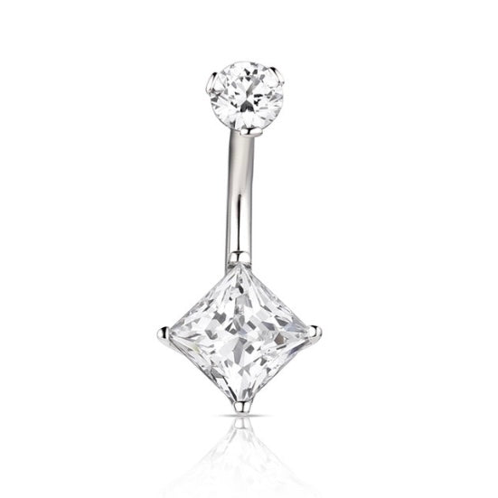 Princess Cut Navel Curve