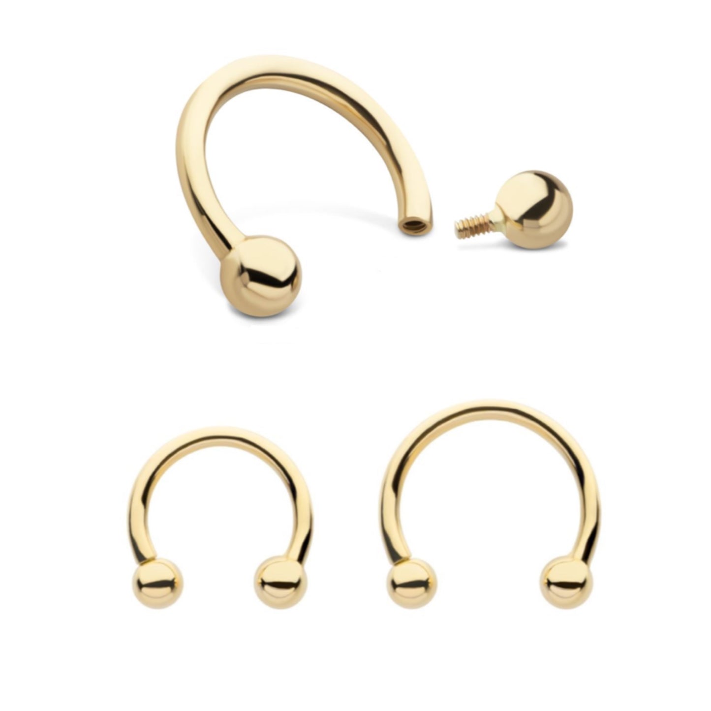 14K Circular Barbell