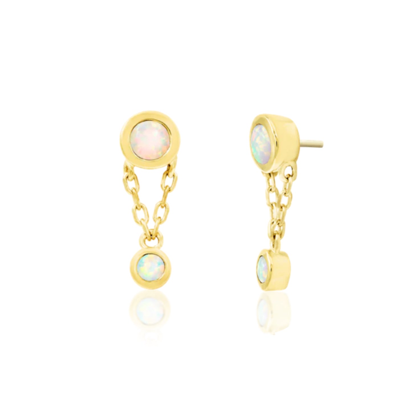 14K Clara Dangle