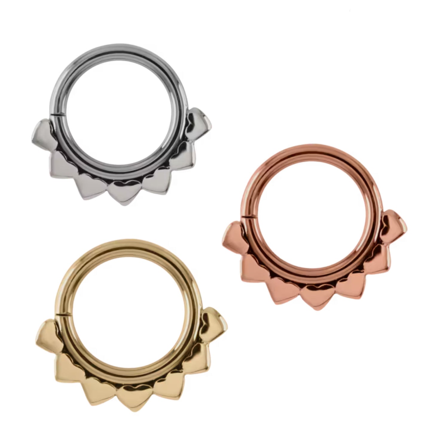 14K Heart Ring