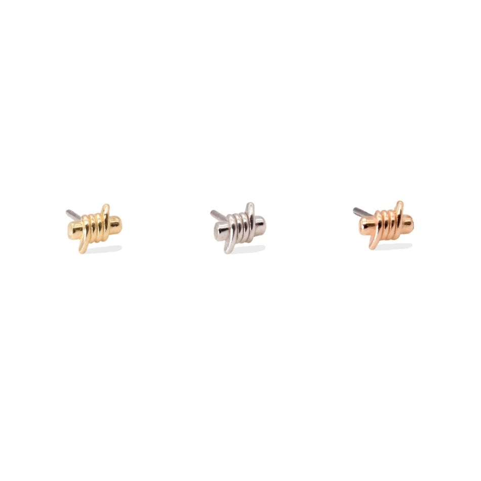 14K Mini Barbed Wire