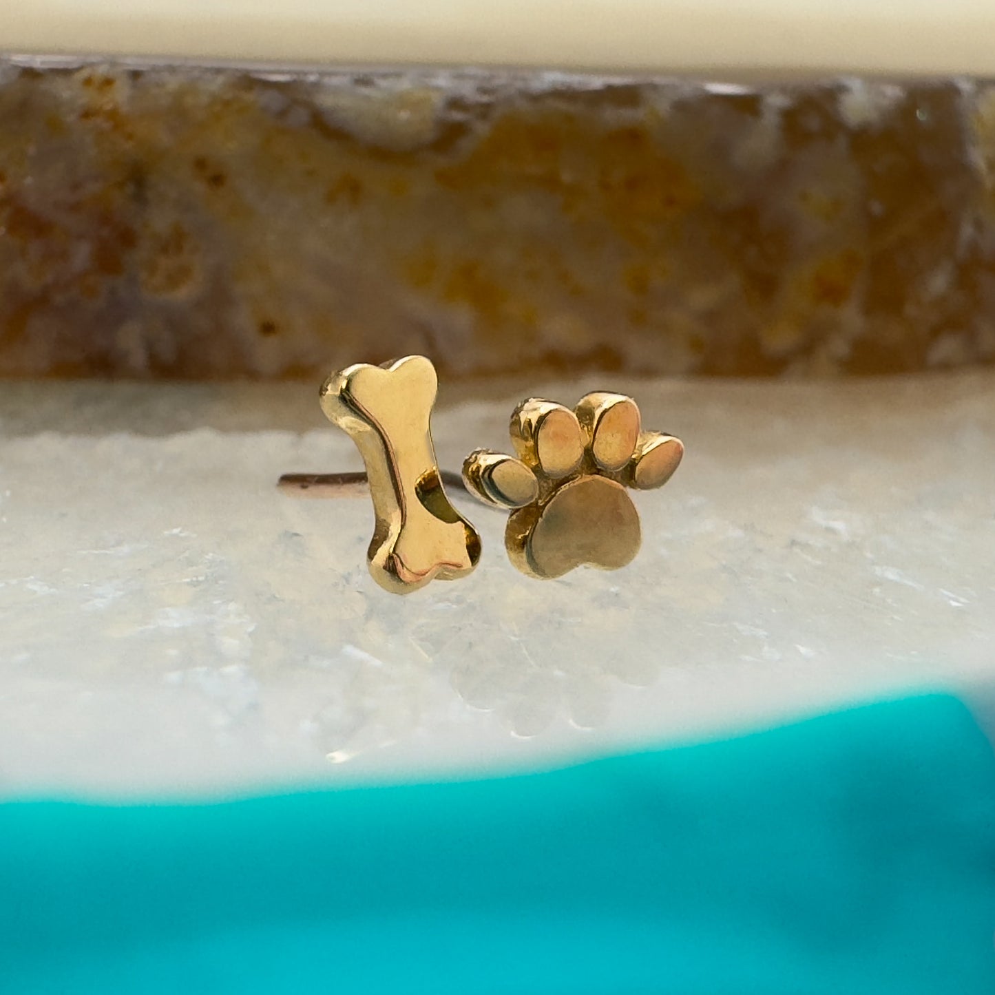 14K Mini Bone