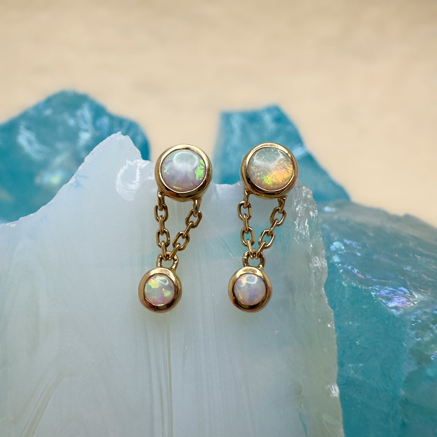 14K Clara Dangle