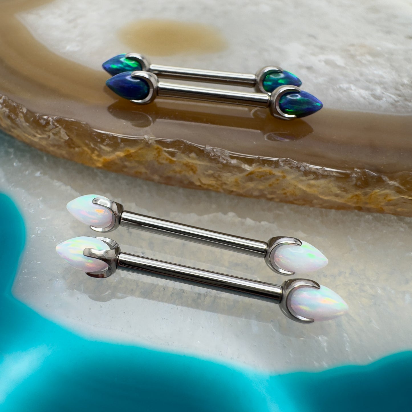 Straight Barbell with Dragon Egg Ends