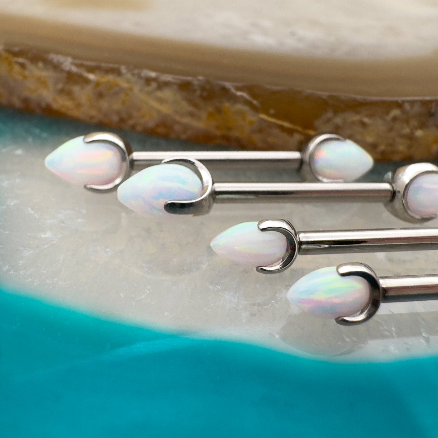 Straight Barbell with Dragon Egg Ends