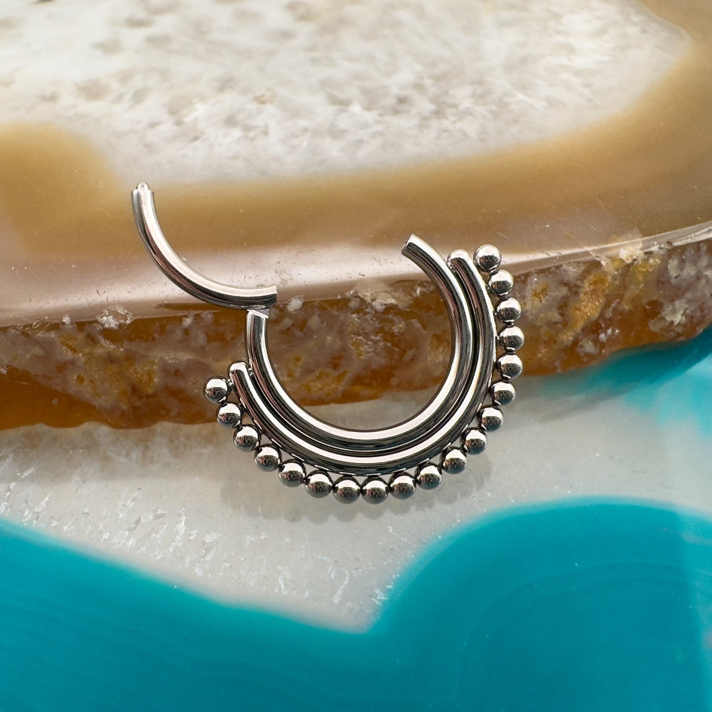 Beaded Clicker Ring
