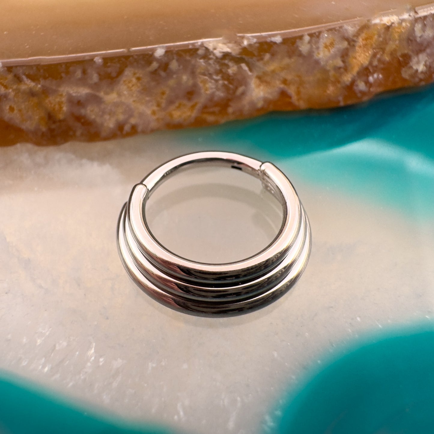 Triple Stack Clicker Ring