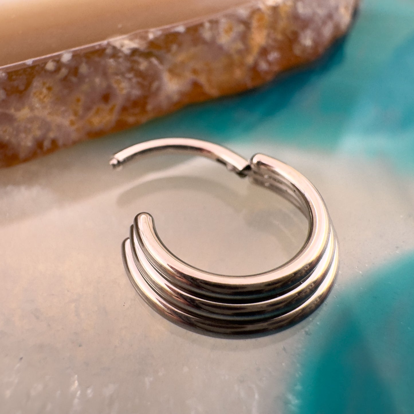 Triple Stack Clicker Ring