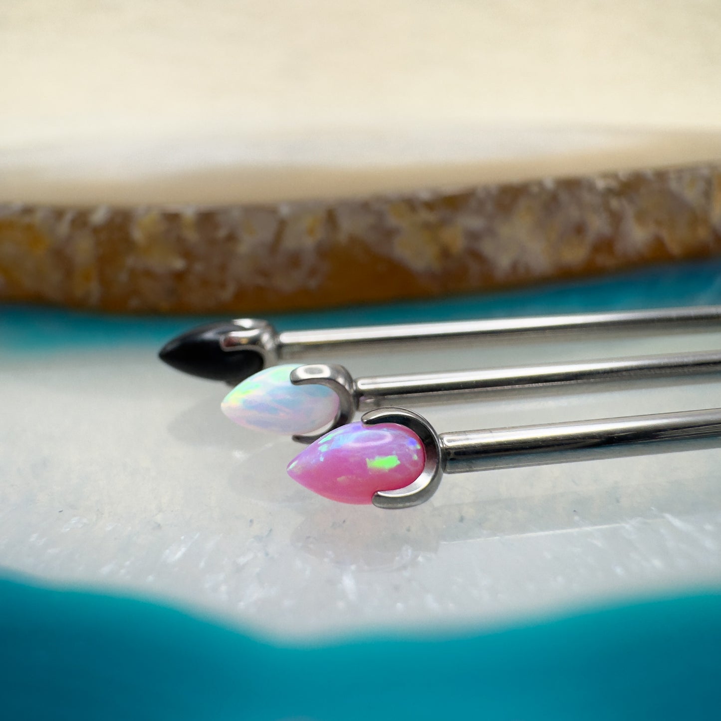 Industrial Barbell with Dragon Egg Ends