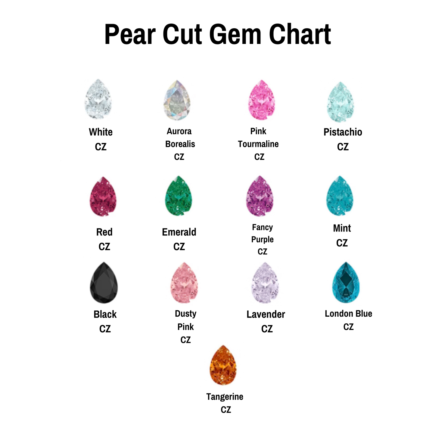 18K Pear Fan