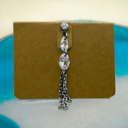 Selene Floating CZ Dangle