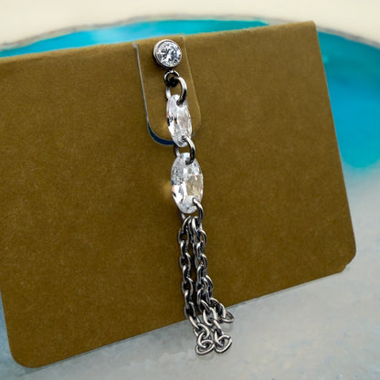 Selene Floating CZ Dangle