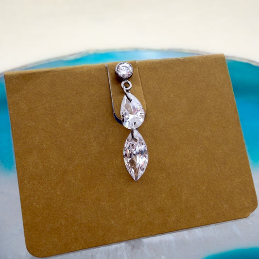 Isabella Floating Marquise Dangle