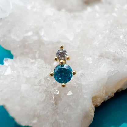 14K Dew Drop End