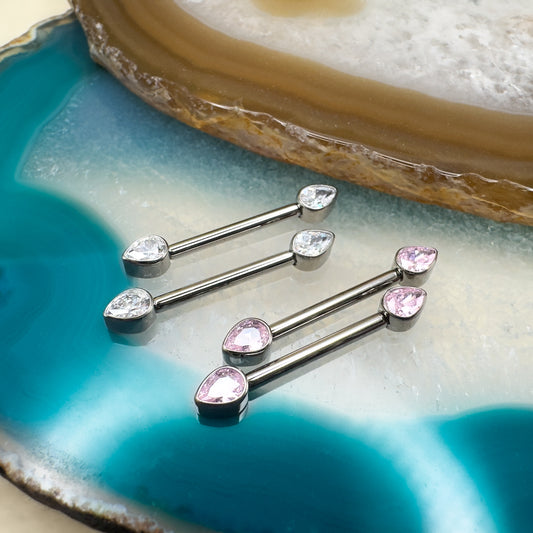 Straight Barbell with Tear Drop Ends