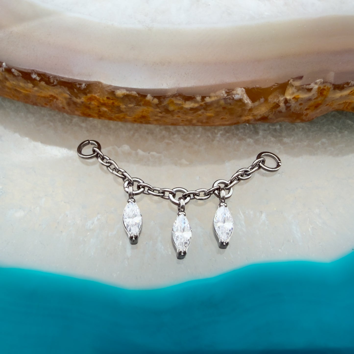 Ella Marquise CZ Chain
