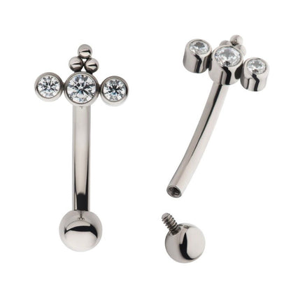 Linear CZ Curved Barbell