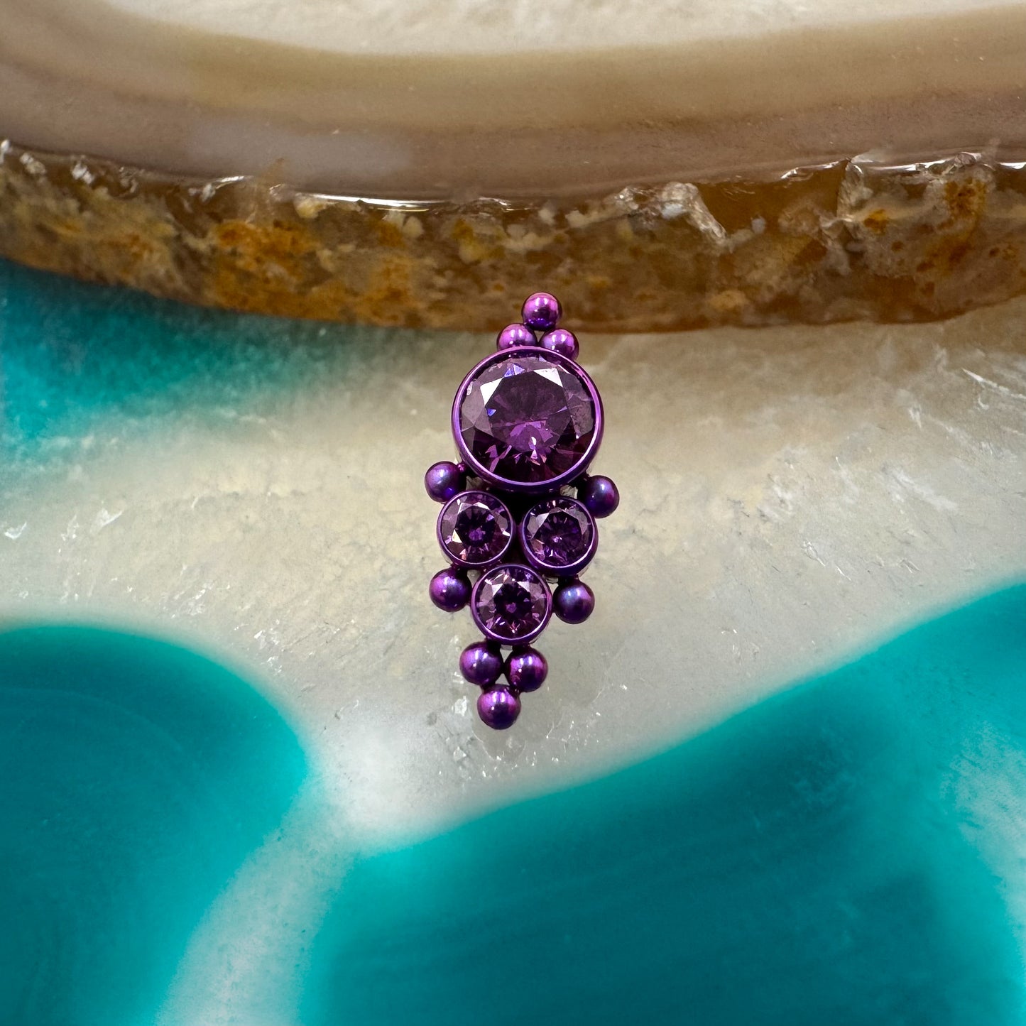 Anodized Beaded Cluster