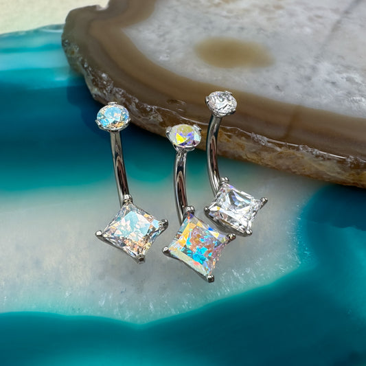 Princess Cut Navel Curve