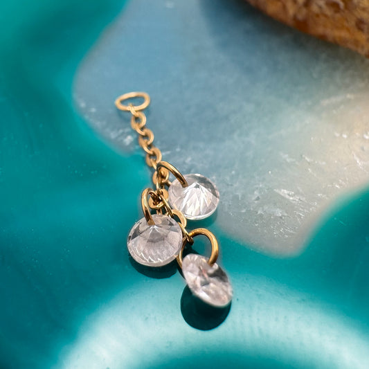 14K Cry Baby Charm
