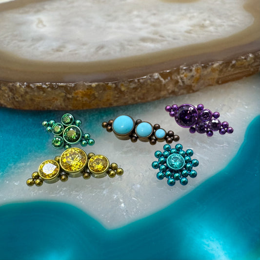 Anodized Beaded Cluster