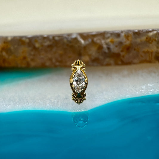 18K Vintage Marquise