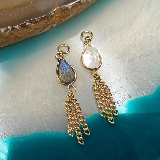 14K Ombligo Charm