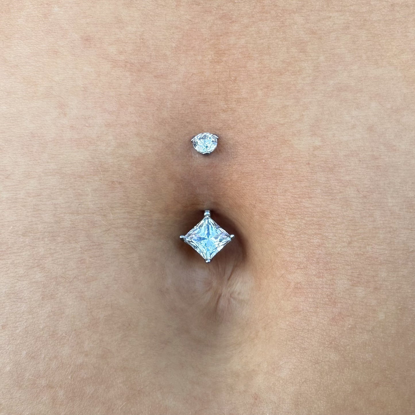 Princess Cut Navel Curve