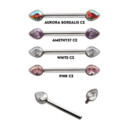 Straight Barbell with Tear Drop Ends