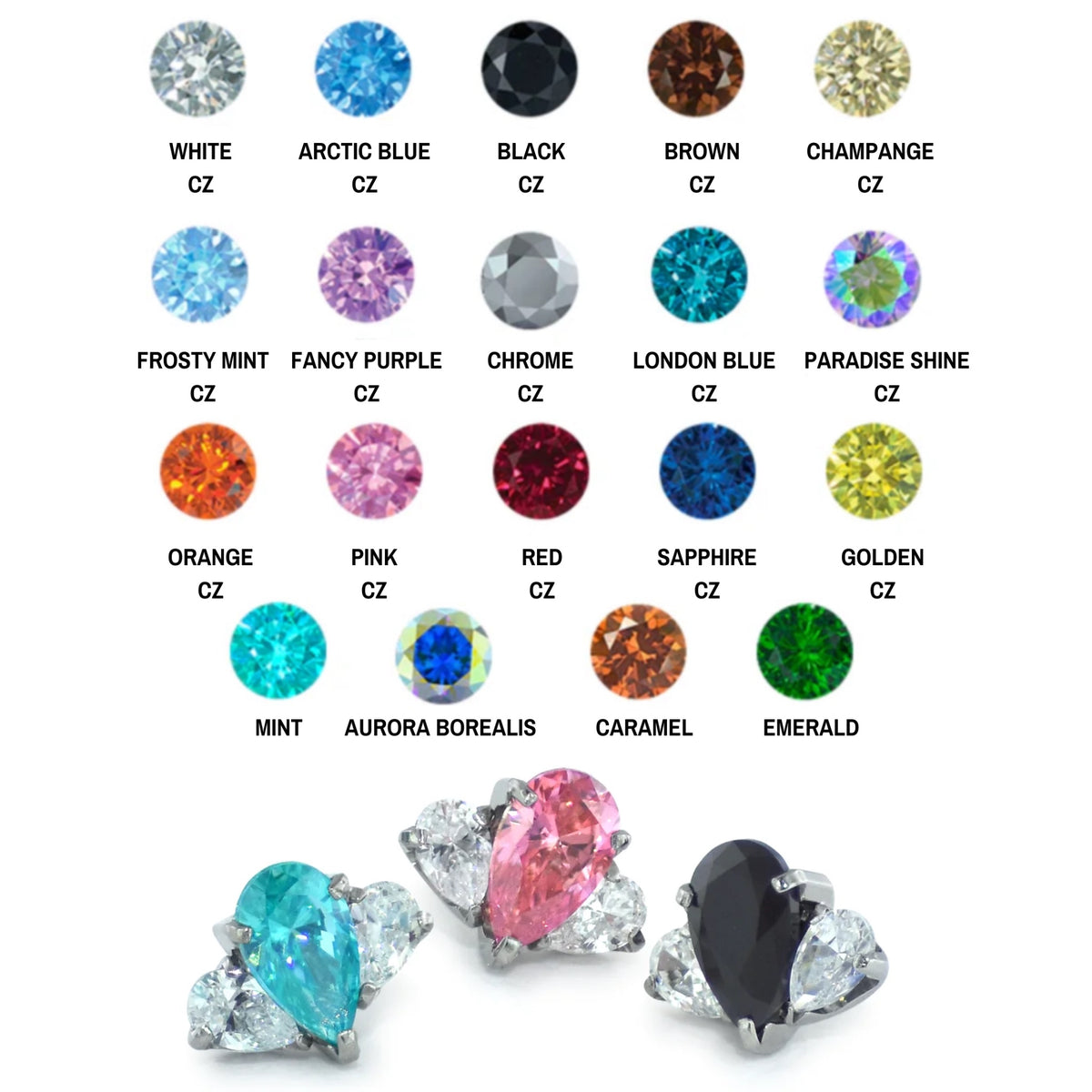 Pear Gem Fan End