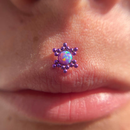 Anodized Beaded Cluster