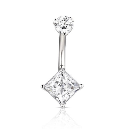 Princess Cut Navel Curve