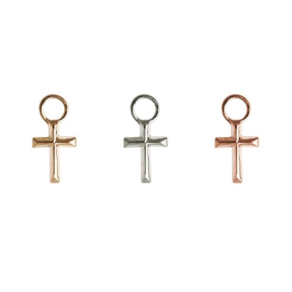 14K Cross Charm