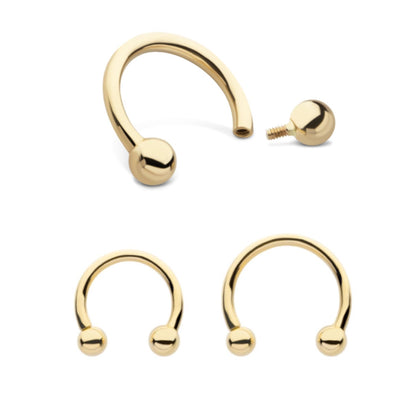 14K Circular Barbell