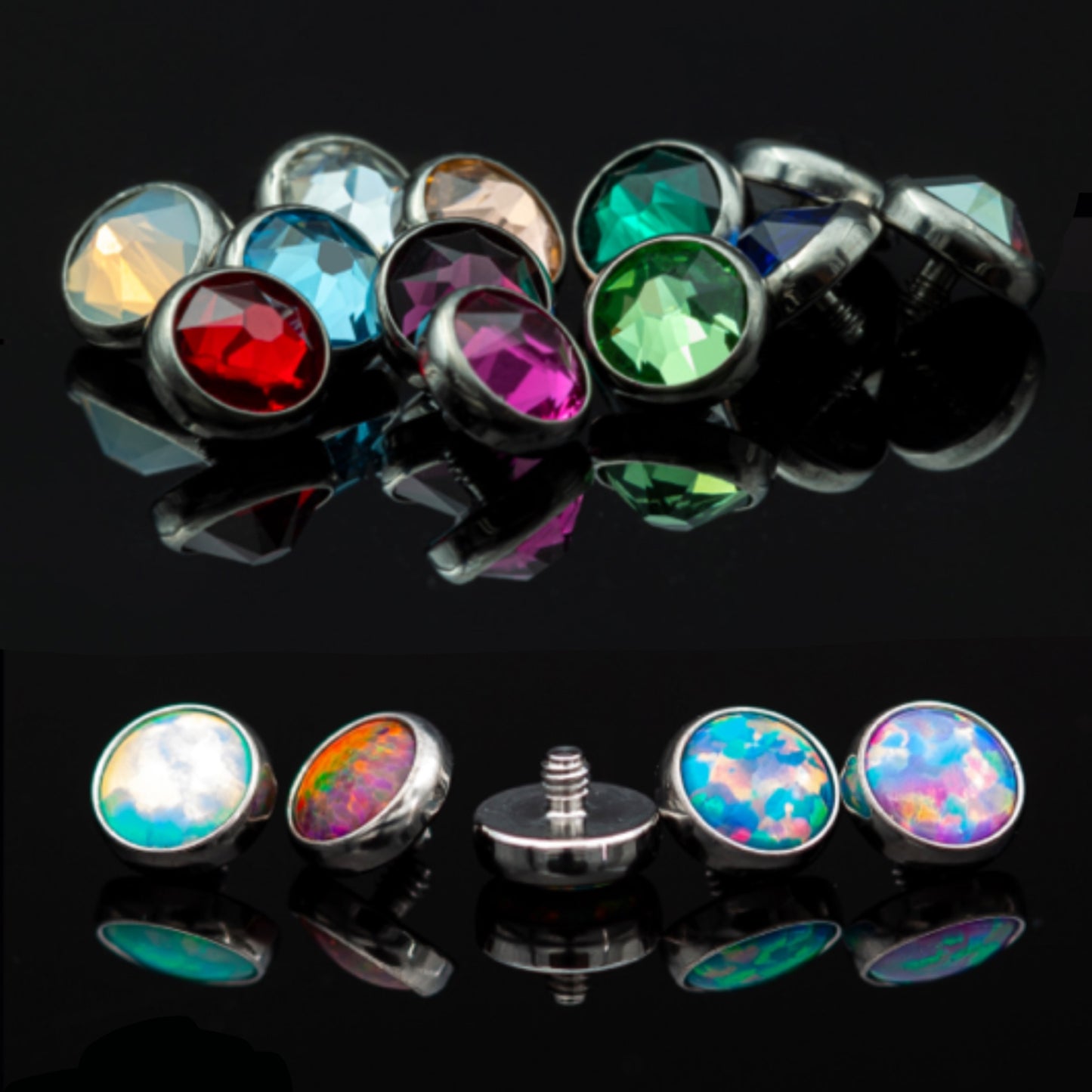 Flat Bezel Gem