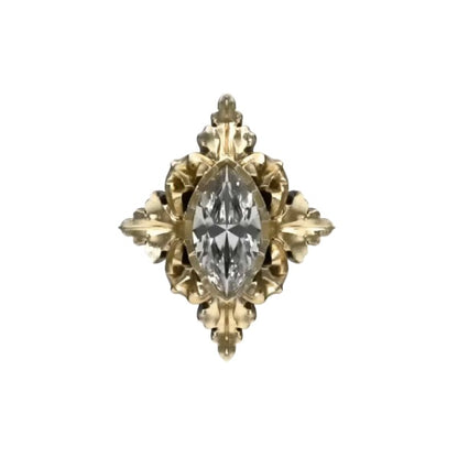 18K Antique Marquise