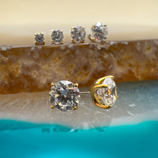 18K Prong Set CZ