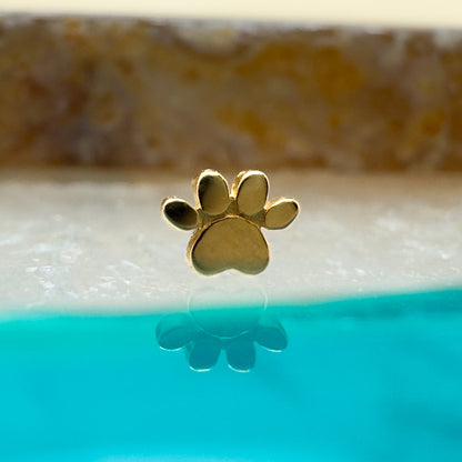 14K Mini Paw Print