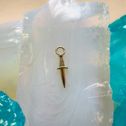 14K Dagger Charm