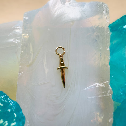 14K Dagger Charm