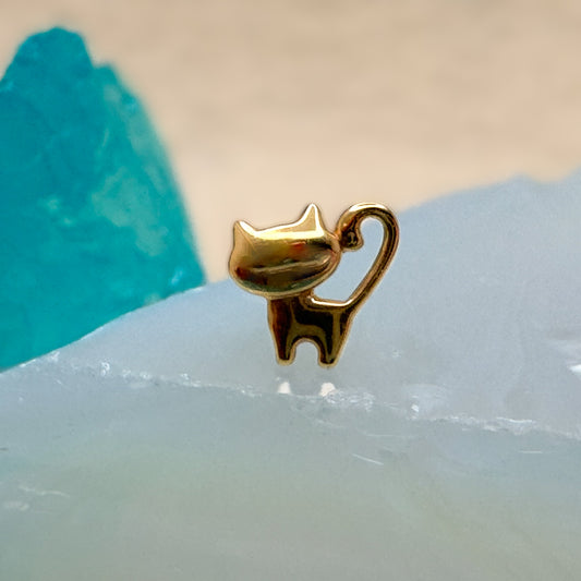 14K Retro Kitty