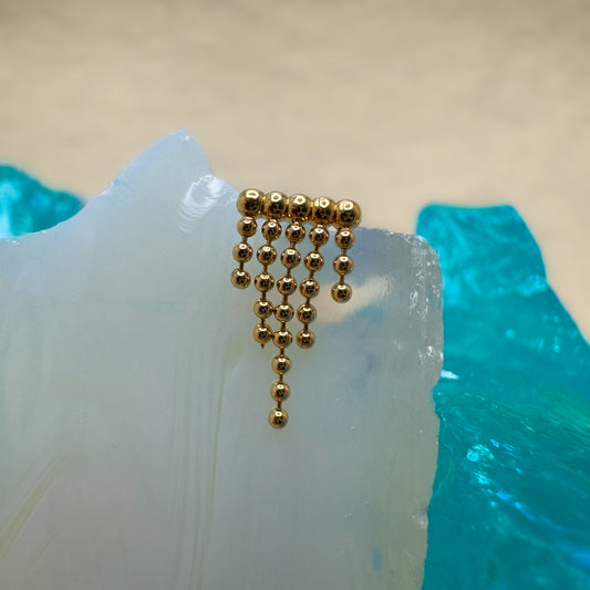 14K Beaded Waterfall