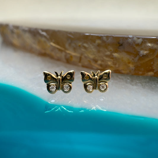14K Mini Butterfly