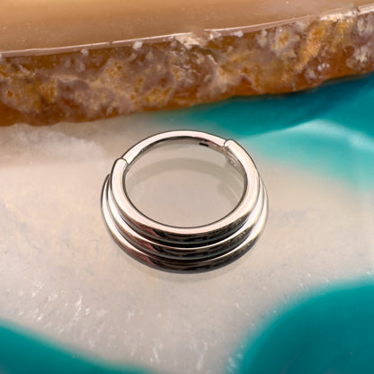 Triple Stack Clicker Ring