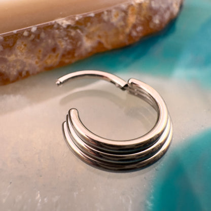 Triple Stack Clicker Ring