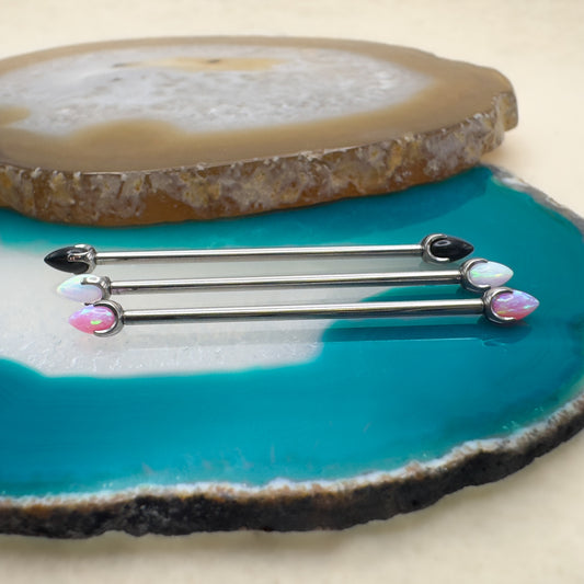 Industrial Barbell with Dragon Egg Ends